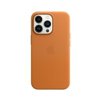 iPhone Pro kožna futrola s magsafe - zlatno smeđe boje