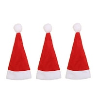 Desktop desktop Božićni šešir lizalica mali mini bombon šešir Djeda Mraza ukras za zabavu ukras za dom +