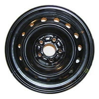 6. Nova standardna replika zamjenskih čeličnih kotača, crna, odgovara 2006- Honda Civic Coupe