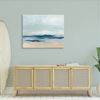 Stupell Industries Sažetak Oblačnog oceanskog krajobraznog slikanja galerija zamotana platna za tisak zidne umjetnosti, dizajn do