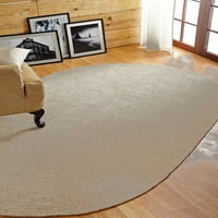 poliester ovalni pleteni tepih od ženila 30 M. 50, za unutarnju upotrebu, za odrasle - lila