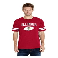 Muške majice od finog dresa za nogomet - Zastava Illinoisa