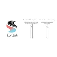 Stupell Industries Slatka zečja naočala jednobojna ilustracija 19, dizajn Annalisa Latella