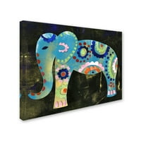 Zaštitni znak likovna umjetnost 'boho slon 3' platno umjetnost od ljeta tali hilty