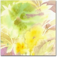 Zaštitni znak likovna umjetnost Žuta magla Canvas Art by Sheila Golden
