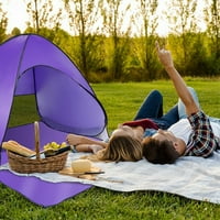 Pop-up šator za plažu hlad suncobran kuća za 2 osobe za odrasle i malu djecu aktivnosti na otvorenom kampiranje ribolov planinarenje