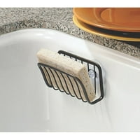 Kuhinjski usisni držač za spužve, pilinge, sapun metalni sudoper, bronca
