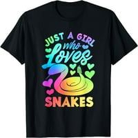 Samo djevojka koja voli zmije, smiješna majica za ljubitelje zmija
