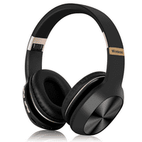 Bežične slušalice preko uha–Slušalice za poništavanje buke, Crne