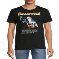 Halloween muški Michael Myers Graphic Tee s kratkim rukavima