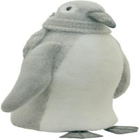 18 Sivo i bijelo pjenušavi pingvin s ukrasom šal od stola