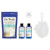 Dr Teal's Detoxify & Energize s poklon set od đumbira i gline, komad