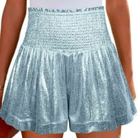 Ženske suknje ljetne Ležerne sportske hlače širokog kroja s elastičnim strukom, viseće kratke hlače-flash suknje