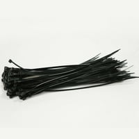 Kabelske vezice od 17 crne najlonske patentne zatvarače-500 inča