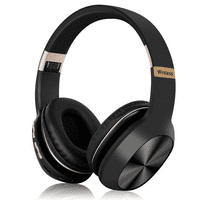 Bežične slušalice na uhu-Slušalice za uši za uši s funkcijom poništavanja buke, Crne